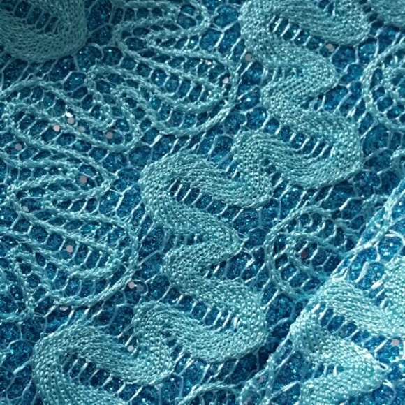 🔥LAST ONE🔥Glitz & Glam blue shorts NWT - Picture 4 of 4