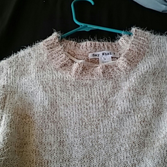 Light Pink furry sweater