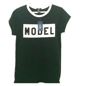 'MODEL' Forever21 Tee
