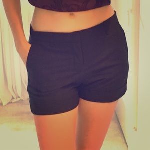 Black Zara shorts
