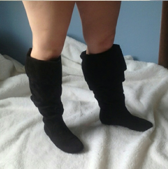 Shoes - Black knee high boots