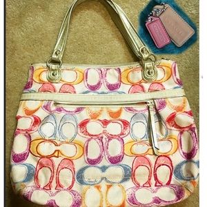 Coach Dream Poppy Glam Tote