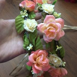 Pink & Yellow Flower Crowns 1 left!
