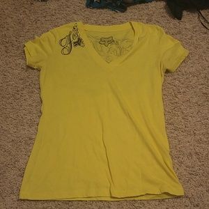 Yellow Fox t-shirt