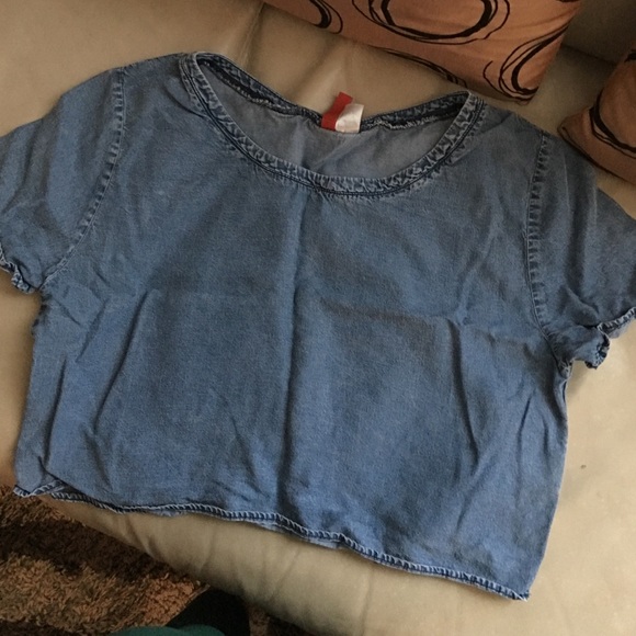HM Denim Croptop