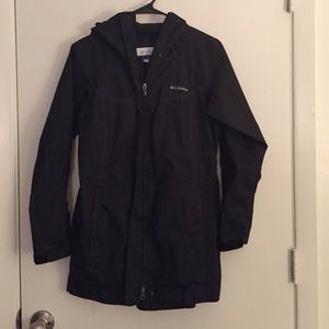 Black Columbia Rain Jacket