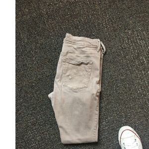 high rise skinny jean