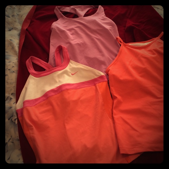 Assorted tank tops Nike, etc