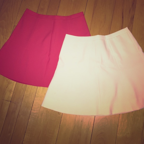 TWO J. Crew Flare Lined Skirts