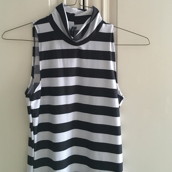 Long striped maxi dress