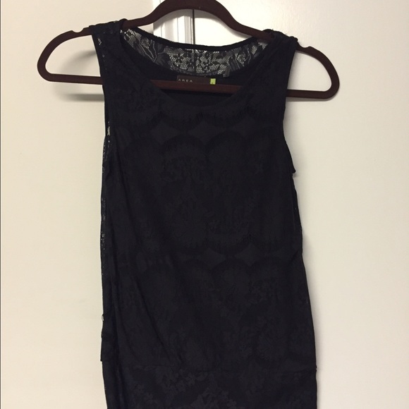 Black floral lace blouse - Picture 1 of 2