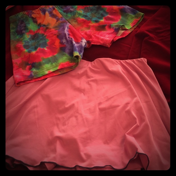 Nike Tennis skirt with shorts & yoga shorts