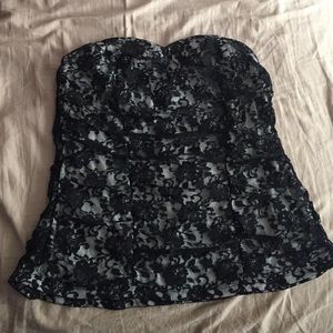 Torrid Sweetheart Lace Tube Top Size 1X