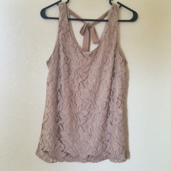 LC Lauren Conrad lace tank top