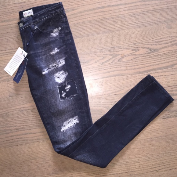 AGjeans  Denim - Brand new AG jeans "the legging" distressed print
