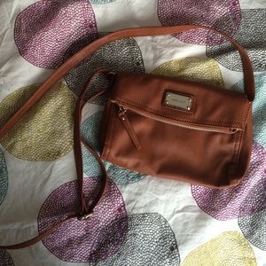 Nine West brown crossbody purse