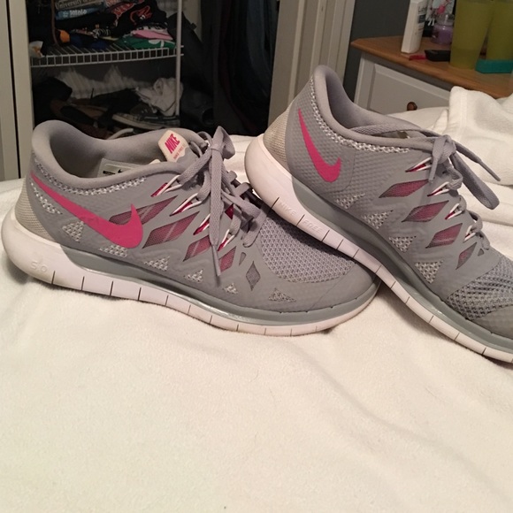 Gently used Nike Free Runs 5.0
