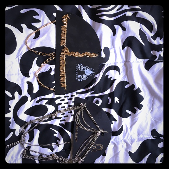 Two very cute head chains brand new never worn