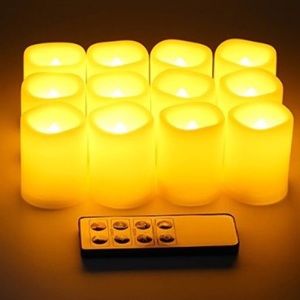 Battery Operated LED Pillar Candles