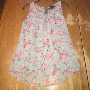 Living Doll chiffon tank.