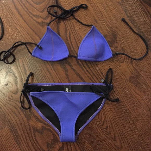 Authentic triangl swim suit m top sm bottoms