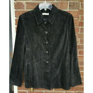 Kate Hill black suede jacket