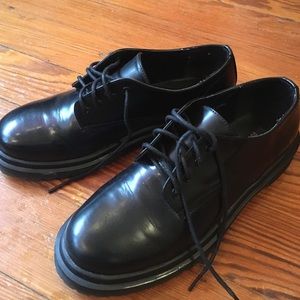 Black oxfords