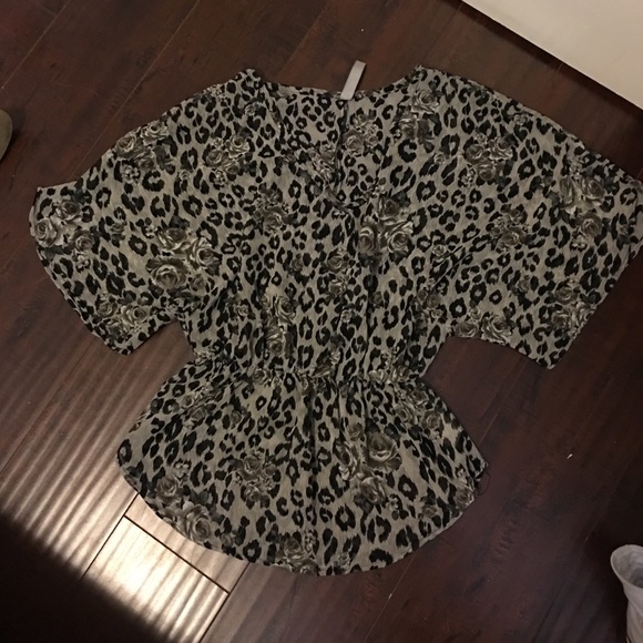 Leopard print shirt!