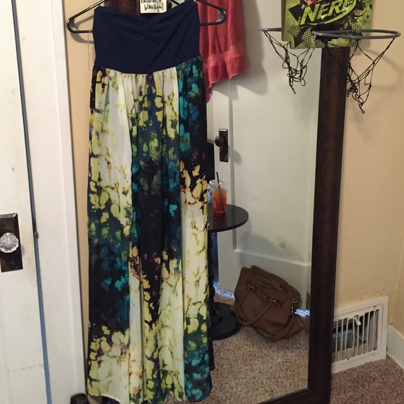 Strapless sun dress