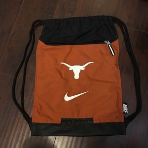 Longhorn pull string bag