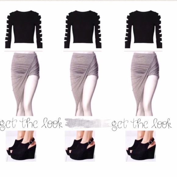 NEW Super flattering Asymmetrical skirt - Picture 2 of 3