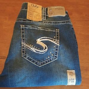 Silver SUKI midrise slim boot jeans