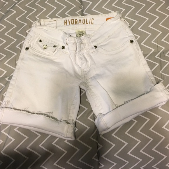 white shorts
