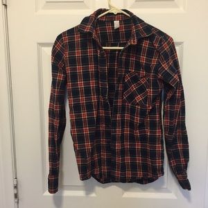 American Apparel Unisex Flannel