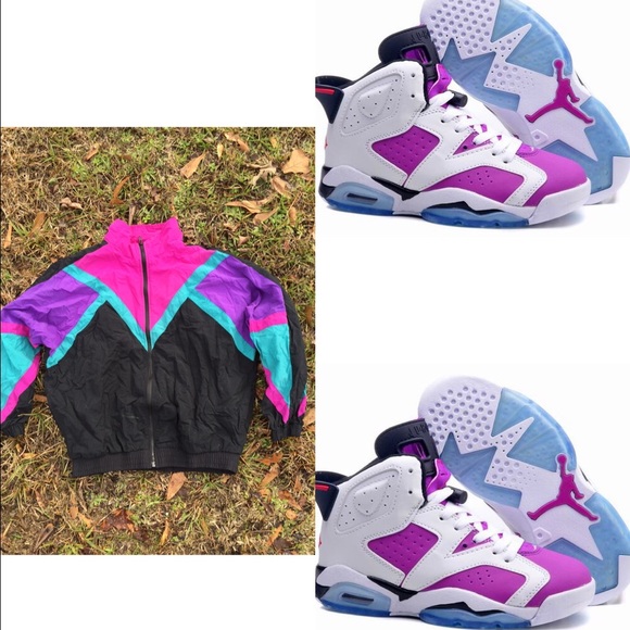 Vivid pink windbreaker