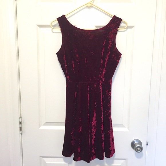 Red Velveteen Dress