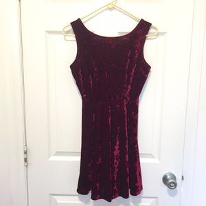 Red Velveteen Dress