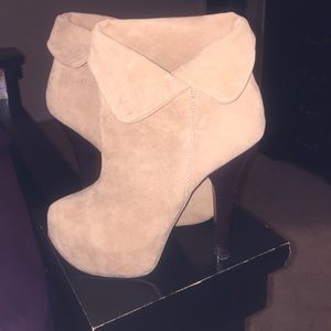 Suede ankle boots