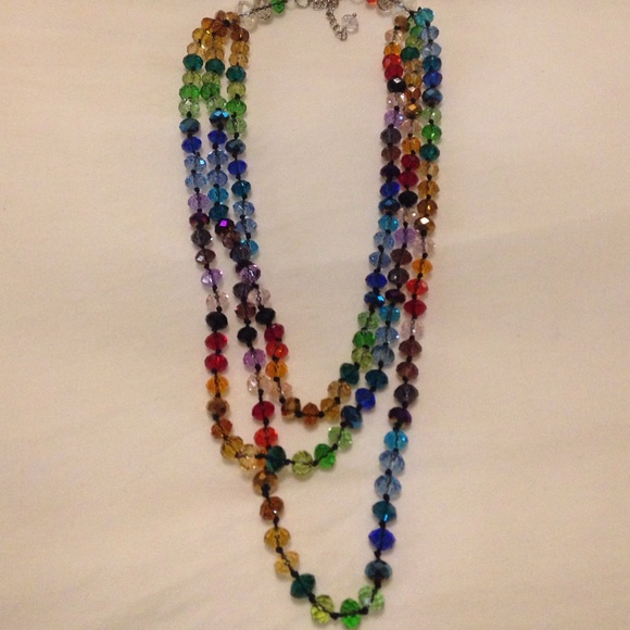 Rainbow beads.