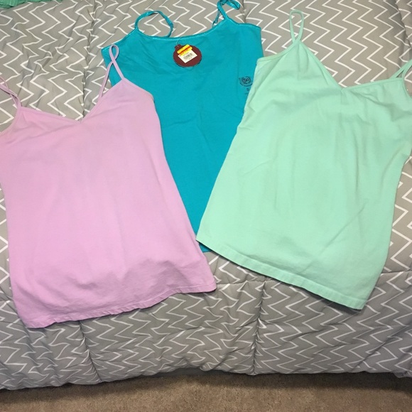 three tank tops