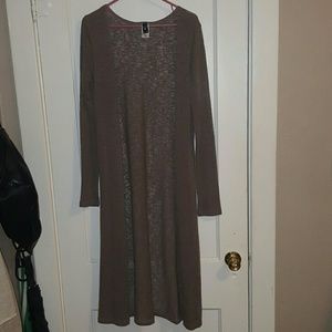 Windsor Large long sleeve, ankle length sweater