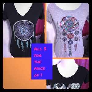 3 skater tees for price of one