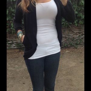 Black cardigan