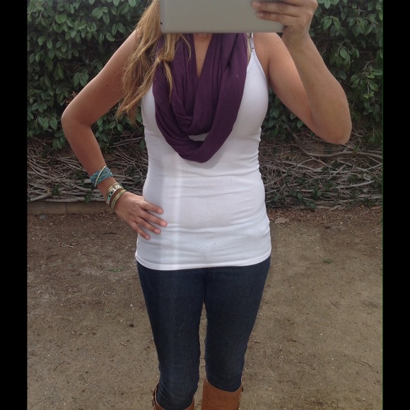 Sold!!! Do not buy!!!Purple infinity scarf