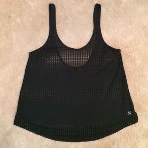 Hurley di-cut top