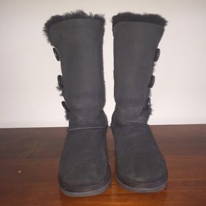 UGG Baliey Button Triplet boots Black