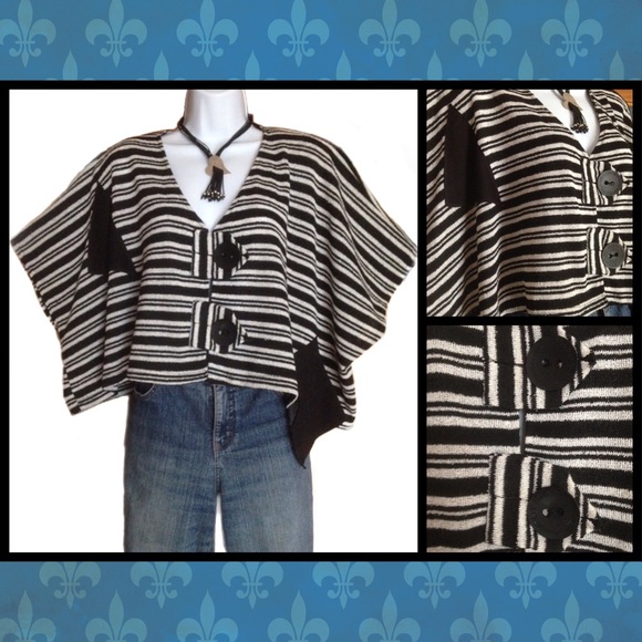 SOLD Asymmetrical Lagenlook Crop Top/Jacket - SOLD - Picture 4 of 4