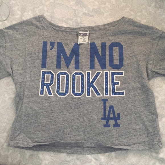 PINK LA Dodgers crop top