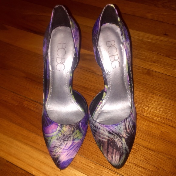 BCBG Peacock Pumps