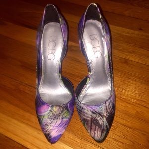 BCBG Peacock Pumps
